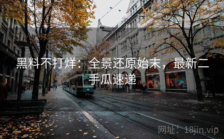 黑料不打烊：全景还原始末，最新二手瓜速递